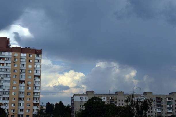 istock Clouds in the sky in clear weather 1151218312