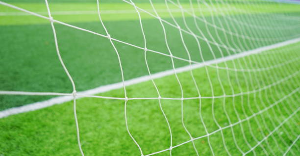istock Green Empty football pitch 1151223748