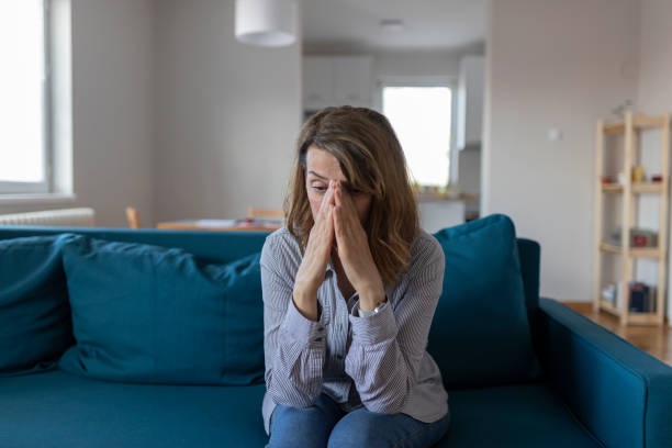 istock Attack of the monster migraine 1151225032
