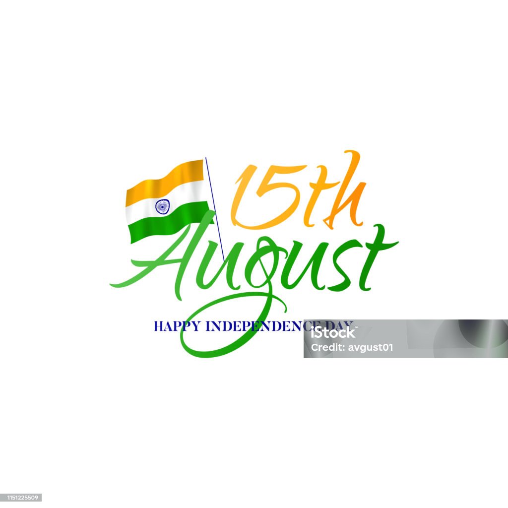 Happy Independence Day India Symbol Stock Illustration - Download ...