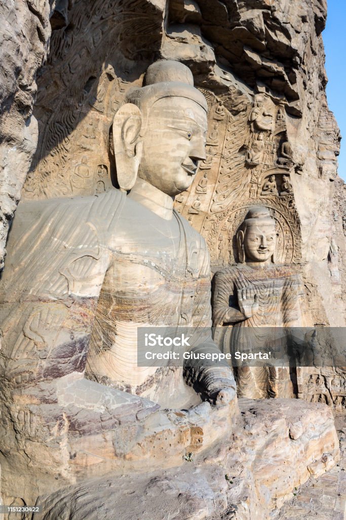 다 퉁의 윤 강 석 굴의 불상 동상 산시 성 중국 Empire에 대한 스톡 사진 및 기타 이미지 - Empire, UNESCO ...
