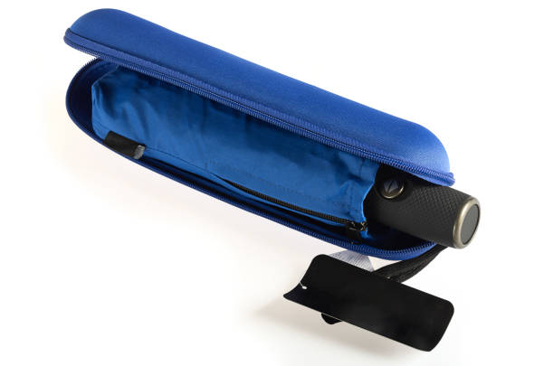 istock Umbrella with sleeve in hard case isolated on white 1151230786