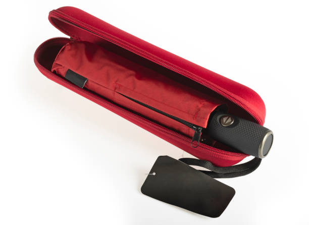 istock Umbrella with sleeve in hard case isolated on white 1151230845