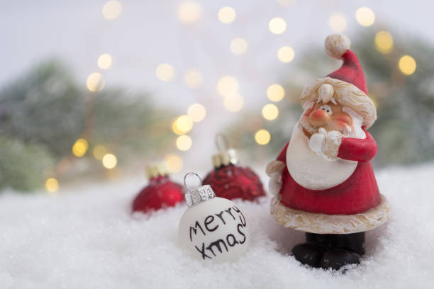 istock Santa Claus figure in the snow 1151235803