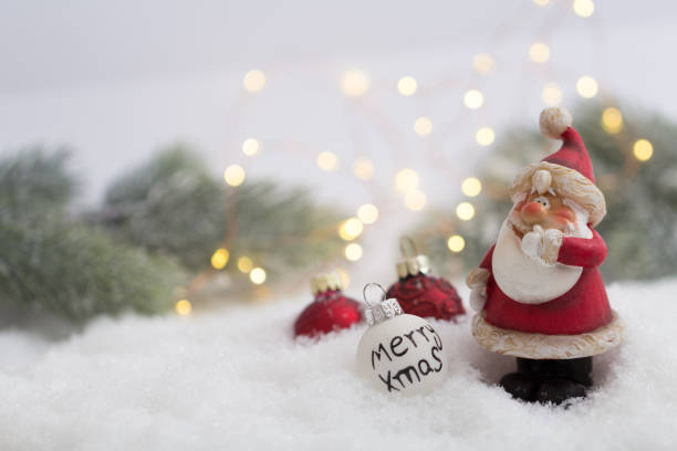 istock Santa Claus figure in the snow 1151235823