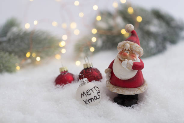 istock Santa Claus figure in the snow 1151235864
