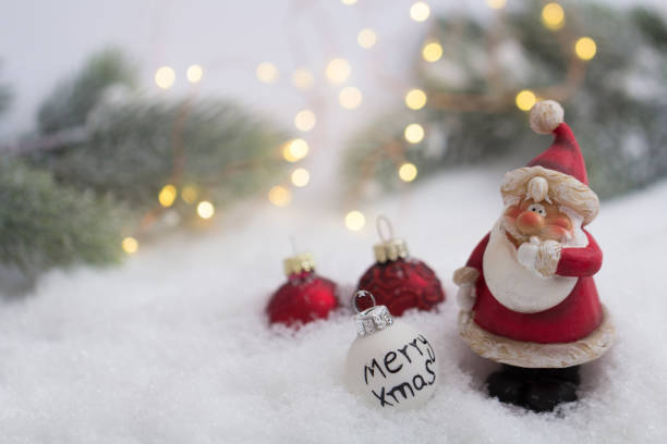istock Santa Claus figure in the snow 1151235865