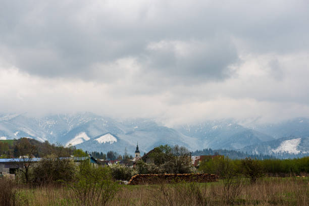 istock slovakia Tatra mountain tops in misty weather 1151237300
