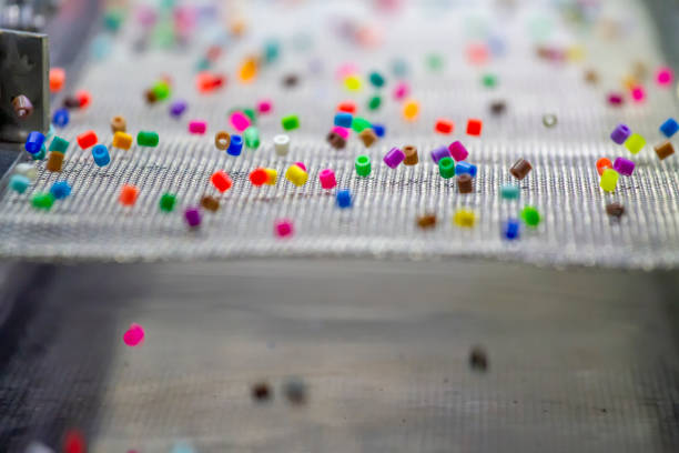 istock Plastic polymer beads colorful of industry factory 1151237513