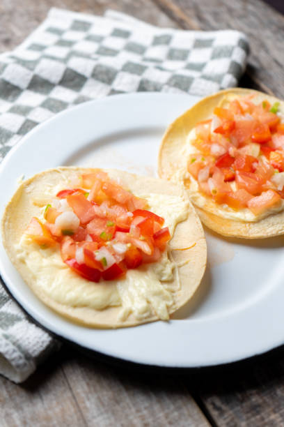 istock Mexican open faced quesadillas with 