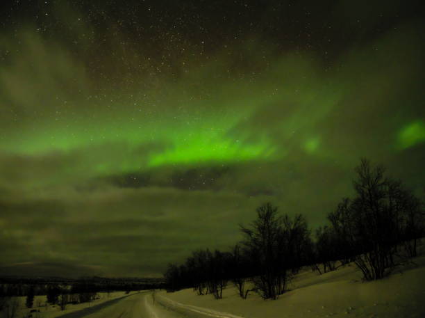 istock cloudscape with aurora borealis in Finnish Lapland - 01 1151240440