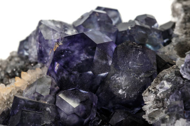 istock macro mineral fluorite stone on white background 1151244427