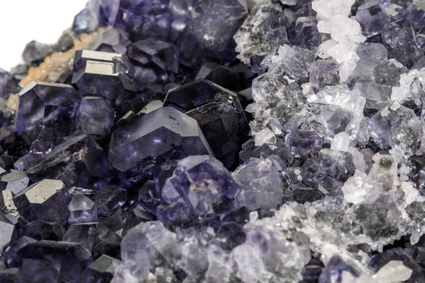 istock macro mineral fluorite stone on white background 1151244511