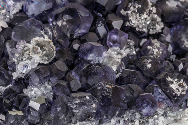 istock macro mineral fluorite stone on white background 1151244537