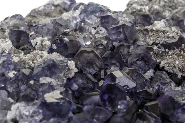 istock macro mineral fluorite stone on white background 1151244591