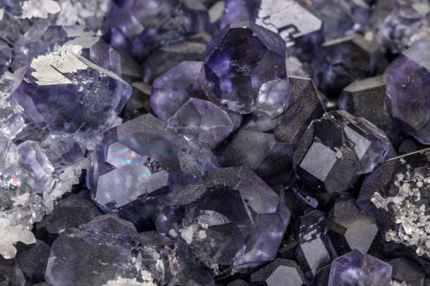 istock macro mineral fluorite stone on white background 1151244703