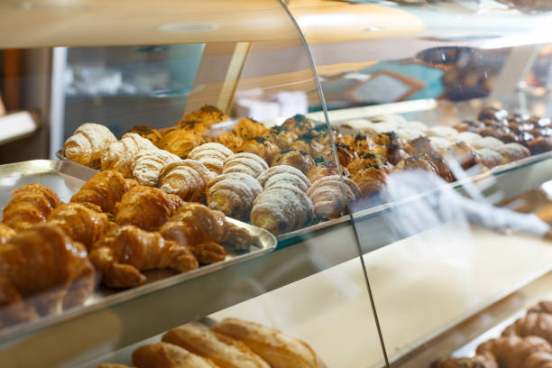 istock Various baked sweet cookies on bakery showcase 1151248642