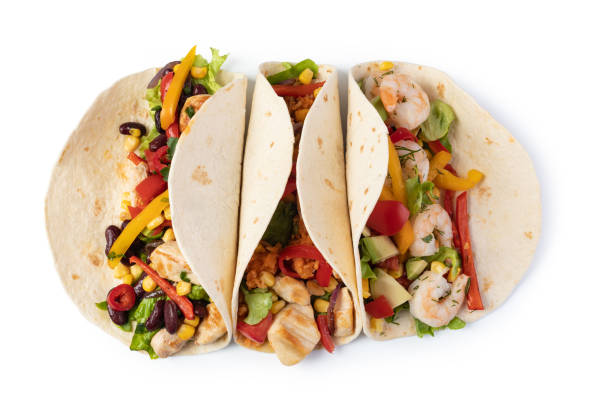 istock burrito with vegetables and tortilla, 1151250237