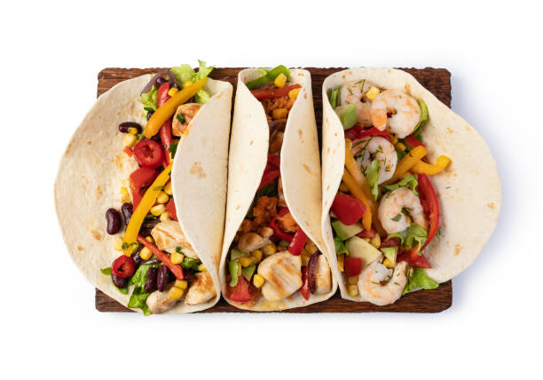 istock burrito with vegetables and tortilla, 1151250242