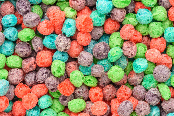 istock Cereal background. Colorful breakfast food 1151254350