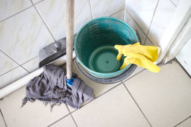 istock Scoop, bucket and mop for office space cleaners 1151254384