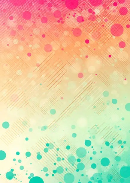 Vector illustration of Abstract dots background