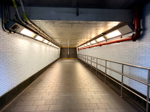 istock Long hall to stairs 1151264375