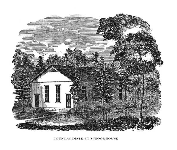 istock First Century United States illustrations - 1873 - Country district school house 1151265740