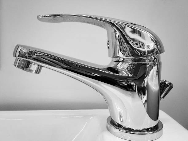 istock Stainless steel faucet 1151268141