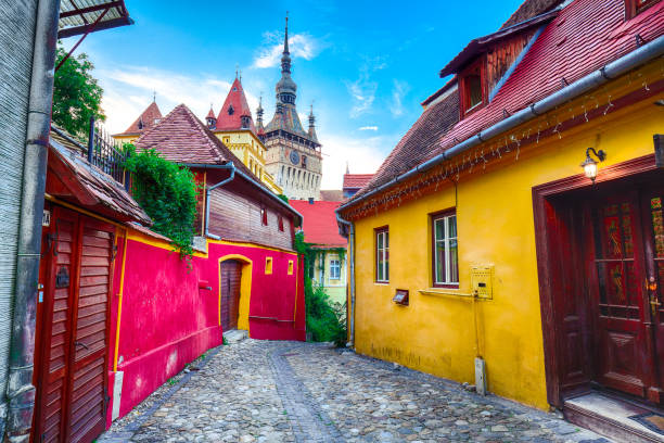istock Sighisoara city in Romania 1151269951