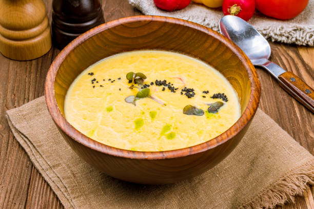 istock Soup cream of pumpkin 1151270922