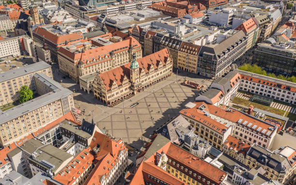 istock Historical market square in Leipzig 1151272113