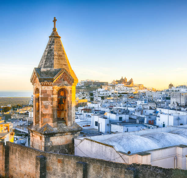 istock Ostuni and cathedral at sunrise 1151272577