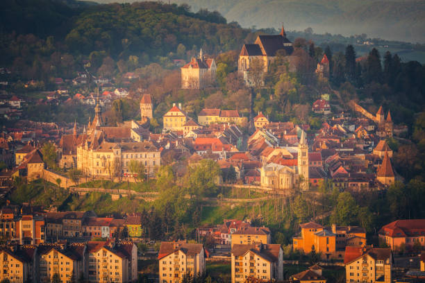 istock Aerial panorama of Sighisoara 1151272721