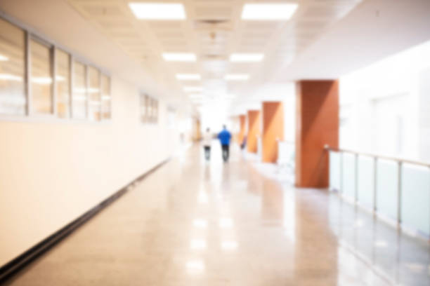 istock Abstract blur hospital corridor defocused Medical background 1151276202