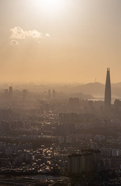 istock Before sunset view, South Korea landscape, 1151276711