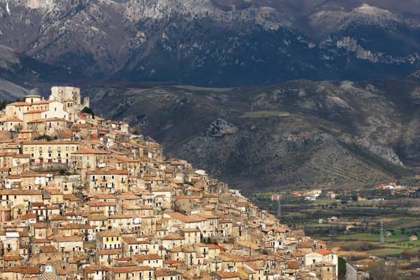 istock Panoramic view of Morano Calabro 1151284178