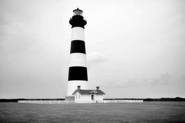 istock Black and White of Bodie Island Lighthouse 1151285025