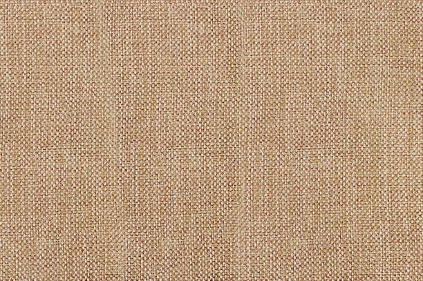 texture transparente de tissu de lin de coton crème - sackcloth textured textured effect burlap photos et images de collection