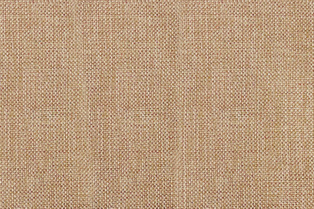 tessuto di lino color crema texture senza cuciture - sackcloth textured textured effect burlap foto e immagini stock