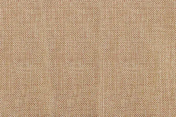Photo of Cream cotton linen fabric seamless texture