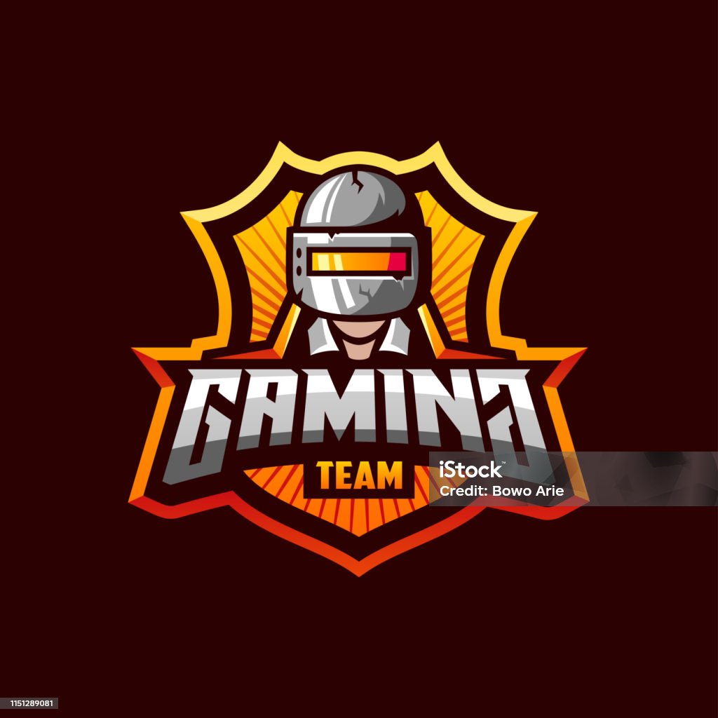Awesome Logo Template For Pubg Gaming Sport Team Stock ...