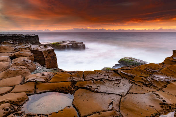 istock Coastal Seascape from Sandstone Headland 1151300389