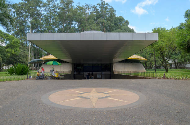 Sao Paulo SP, Brazil - March 02, 2019: Planetarium of Ibirapuera park, Aristoteles Orsini.