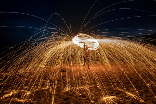 istock Steel Wool Photography On The Beach 1151306697