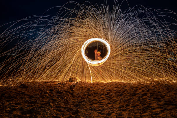 istock Steel Wool Photography On The Beach 1151306700