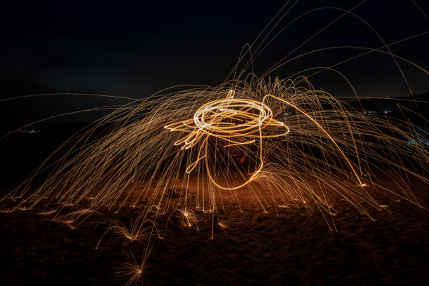 istock Steel Wool Photography On The Beach 1151306701