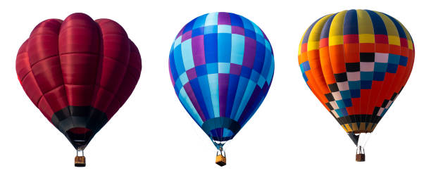 istock Hot air balloon isolated on white background. 1151310408