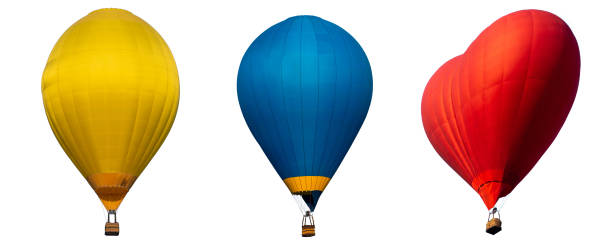 istock Hot air balloon isolated on white background. 1151310935