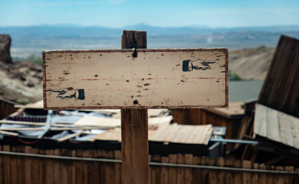 istock Wooden Desert Direction Sign 1151312343